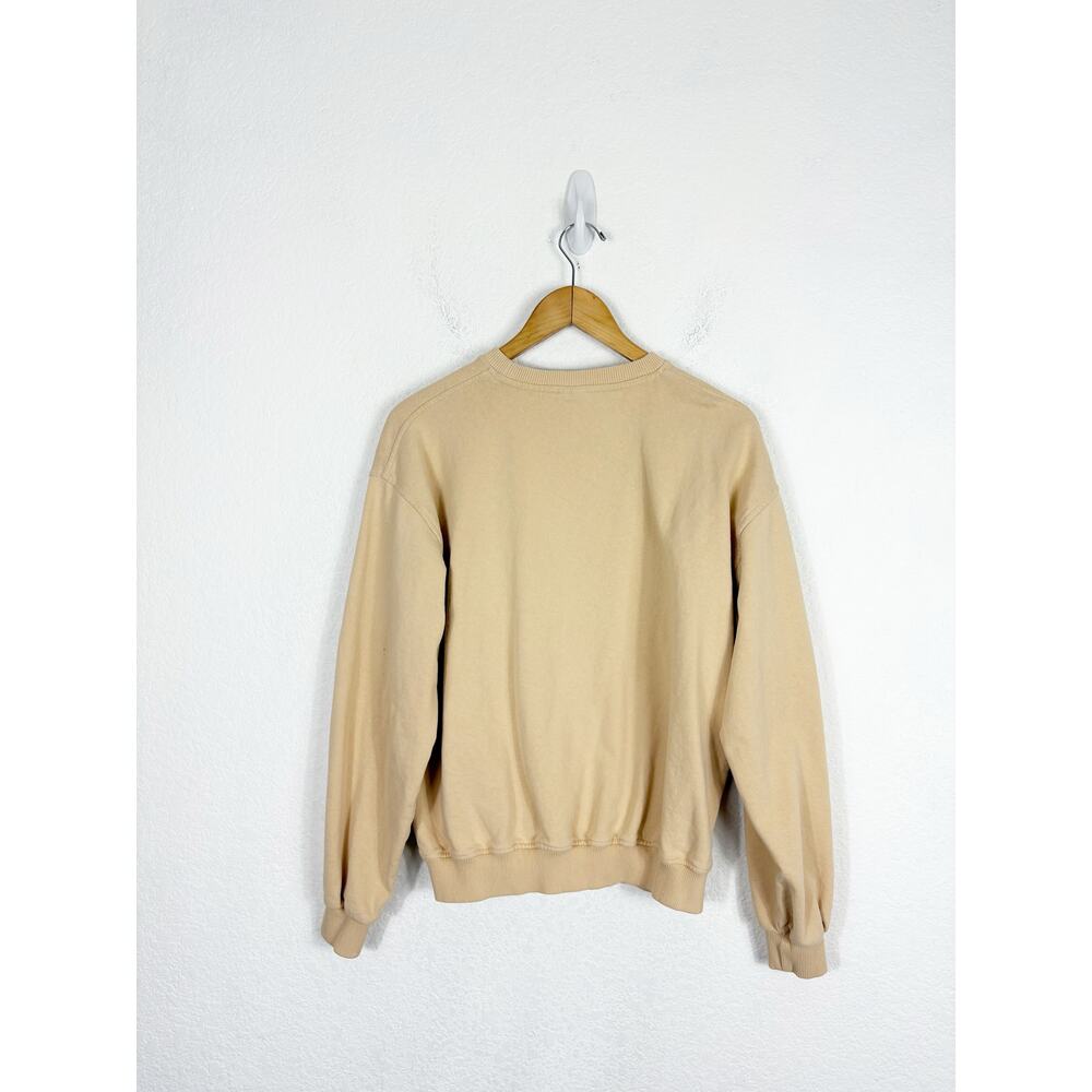 Urban Outfitters Crater Lake Overdyed Crew Neck Sweatshirt Small Yellow Oregon - Picture 14 of 15